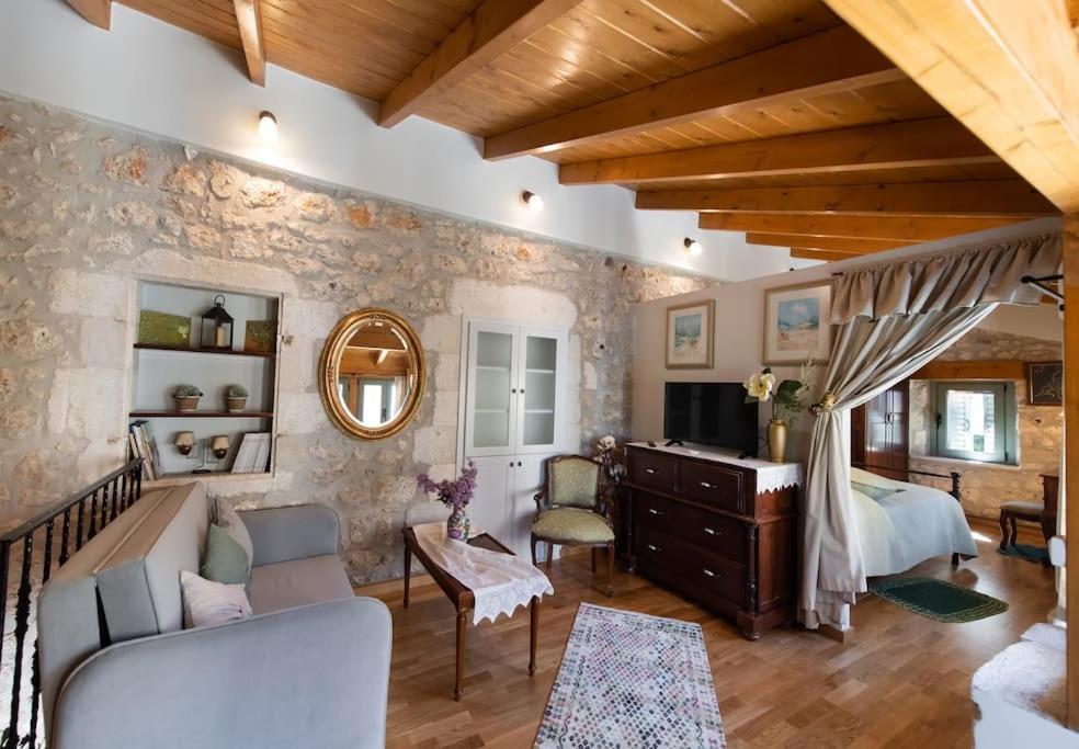 Kariá La Casa Di Bella A Tradional Stone House With Barbecue 빌라 외부 사진