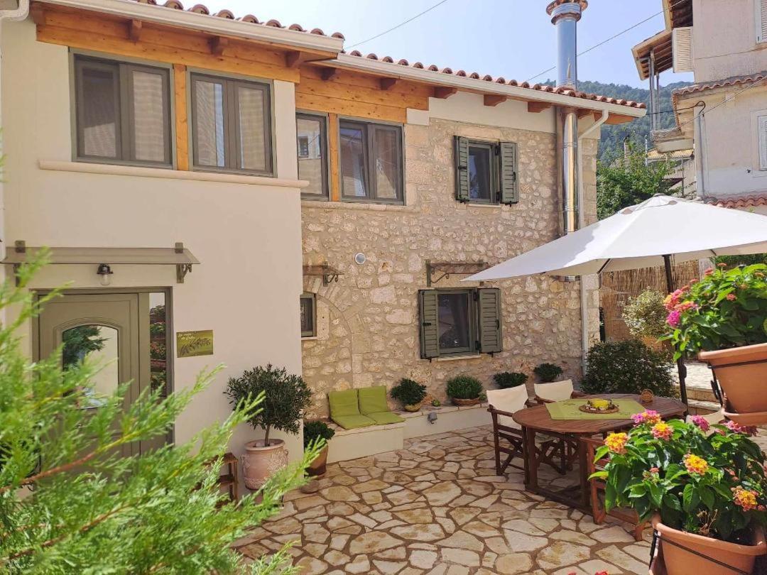 Kariá La Casa Di Bella A Tradional Stone House With Barbecue 빌라 외부 사진